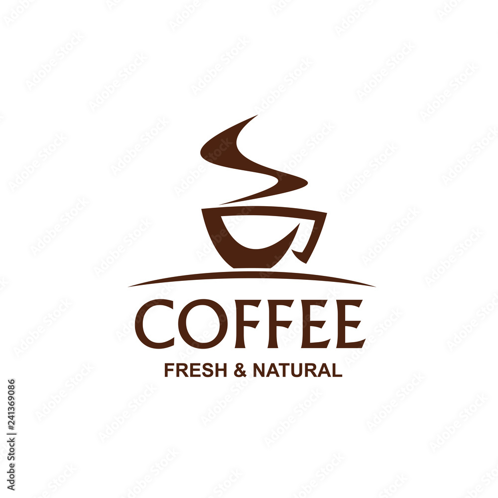 Cup of coffe vector sign