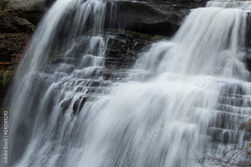 Brandywine Falls in Cuyahoga Valley National Park in northern Ohio.
