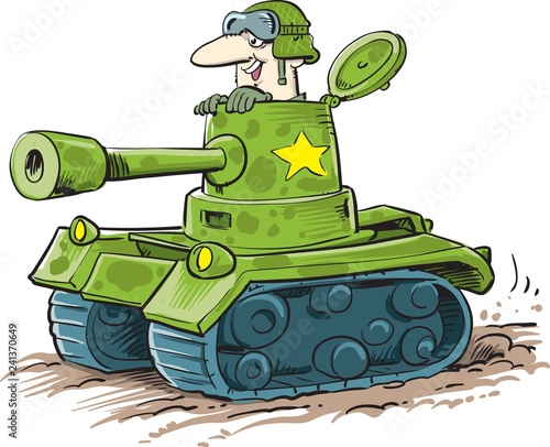 Tank, armored combat vehicle. Military transport unit