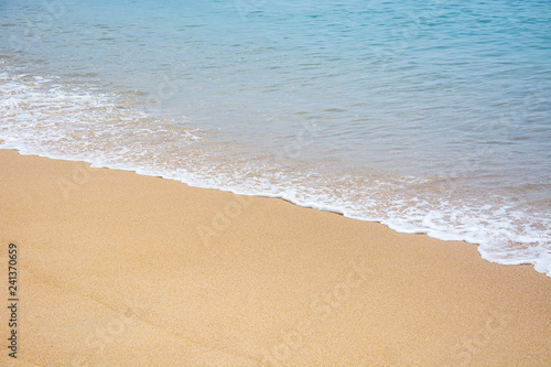 Beautiful sandy beach © sittichai