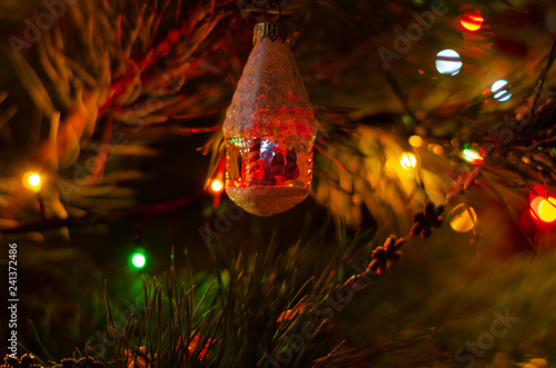 christmas tree with lights