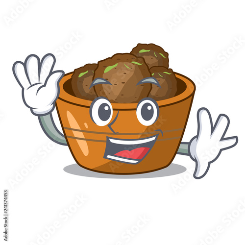 Waving gulab jamun on the character table