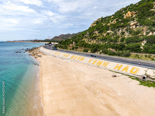 Road along the sea