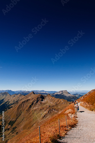 Fototapeta Naklejka Na Ścianę i Meble -  Swiss Alps view from Brienzer Rothorn, Entlebuch, Switzerland