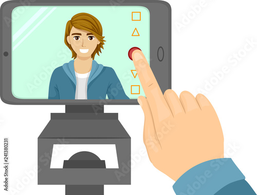 Teen Guy Selfie Video Audit...