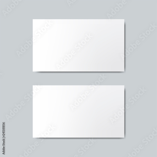Business card design mockup vector