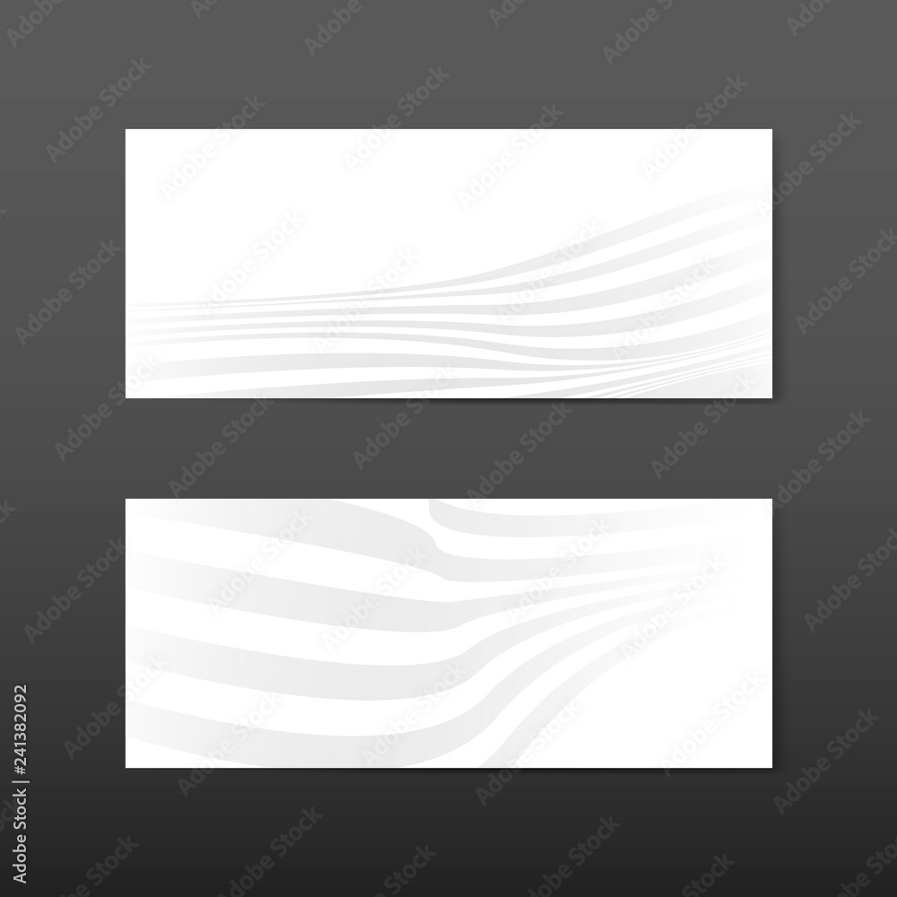 White abstract banner design vectors White abstract banner design vectors