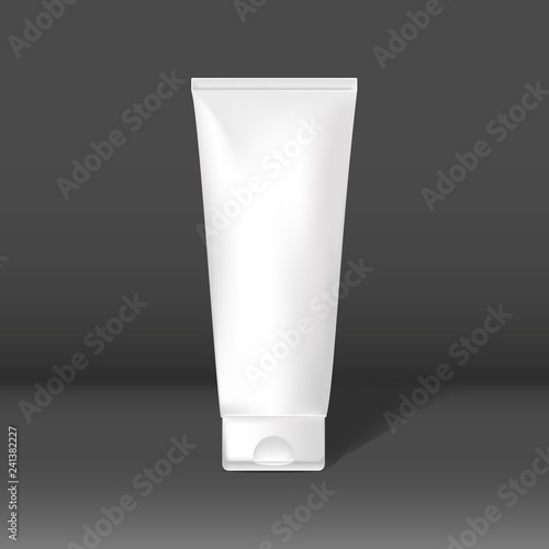 Minimal cosmetic tube mockup