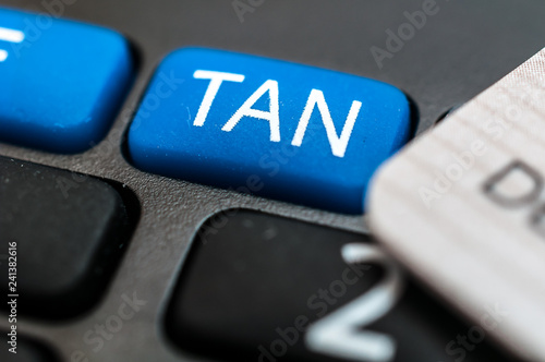 Online Banking, Optical chipTAN Generator  photo