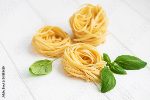 Italian pasta Tagliatelle