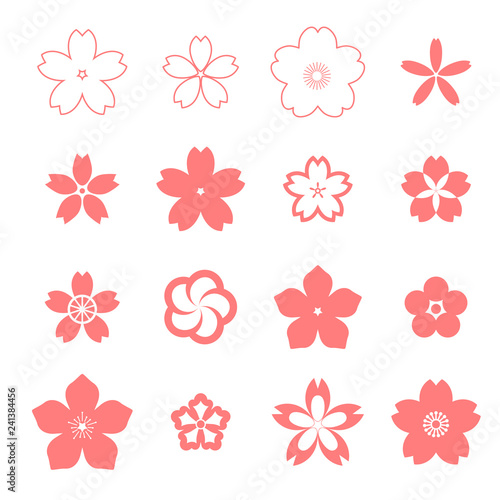 桜のアイコンセット