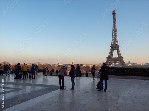 vue de la Tour Eiffel depuis le Trocadéro