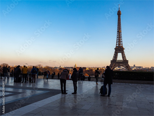 vue de la Tour Eiffel depuis le Trocadéro © Francois