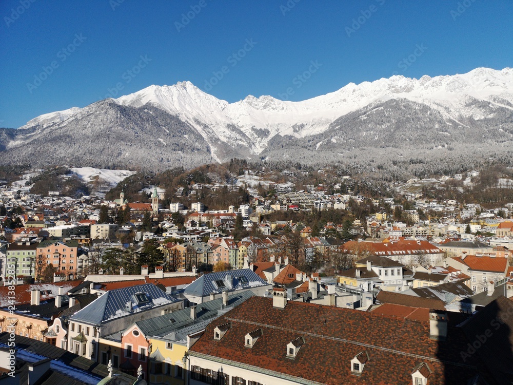 Innsbruck bei Traumwetter im Winter