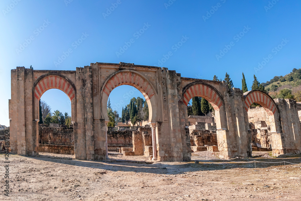 Ruins of Medina Azahara in Cordoba, Spain