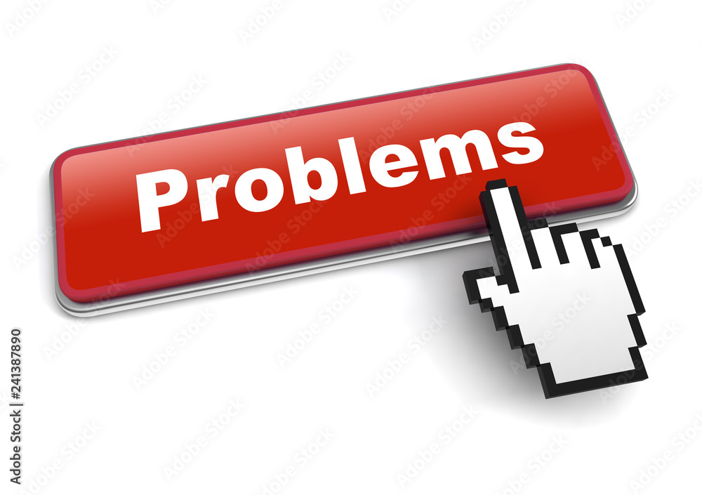 problems concept 3d illustration isolated problems concept 3d illustration isolated