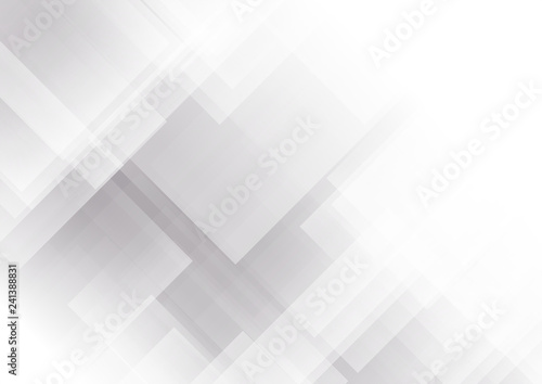 Abstract square shapes on gray background