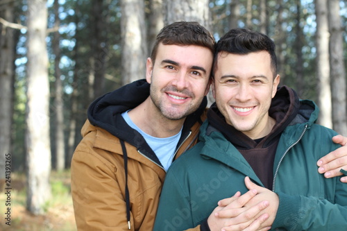 Gay couple utterly in love