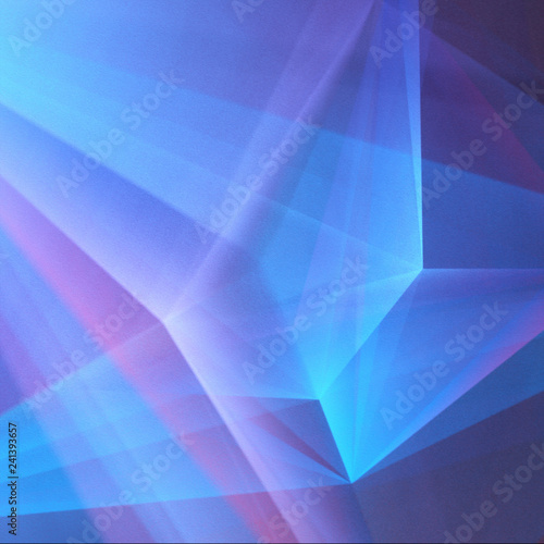 Abstract Geometric Background. Pink-Blue Gradient Lines