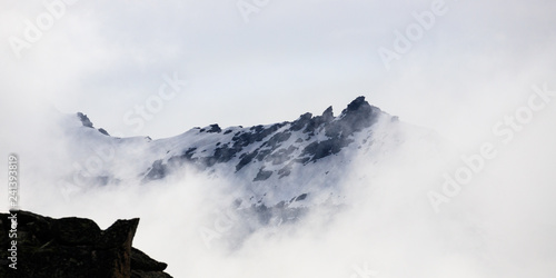 paesaggio alpino al colle del Nivolet, nel parco nazionale del Gran Paradiso