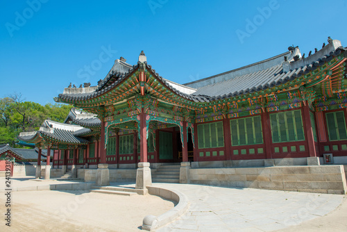 한국의 세계 문화 유산 동양 건축물 백그라운드 사진
