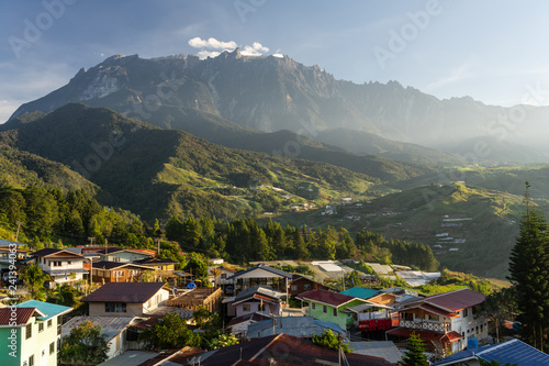 Kinabalu mountain peak, highest peak in Sabah Malaysia © skazzjy