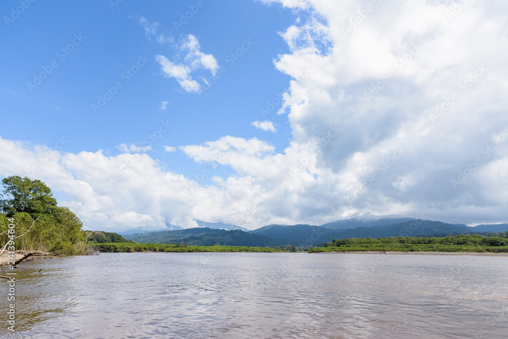 Tarcoles river in Costa Rica