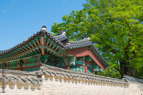 한국의 세계 문화 유산 동양 건축물 백그라운드 사진