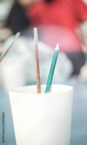 glass of milk on white background