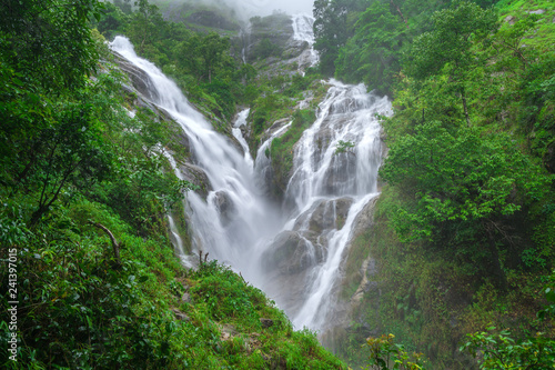 PiTuGro waterfall is often called the Heart shaped waterfalls Umphang,Thailand © CasanoWa Stutio