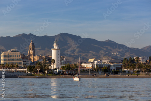 Ciudad de Málaga desde el puerto