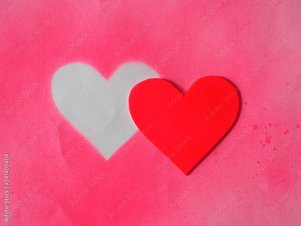 Red LOVE Valentine symbol heart