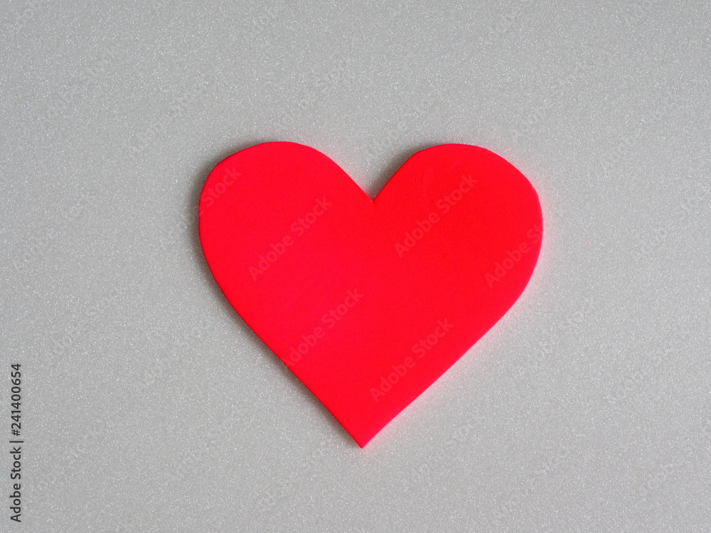 Obraz premium Red LOVE Valentine symbol heart