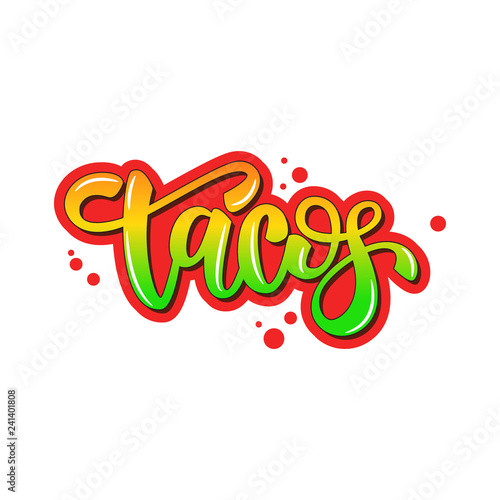 Lettering banner design 