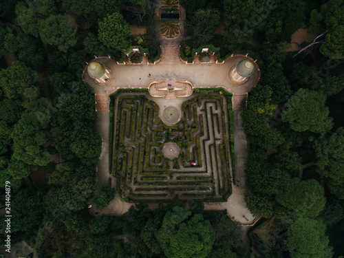 Photography Parc del Laberint d'Horta in Barcelona, Spain