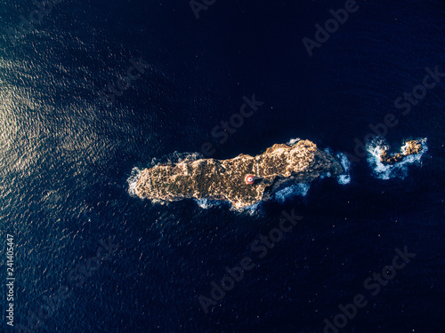 Aerial view of Punta El Toro natural Park, Mallorca, Spain © VaLife