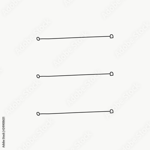 Vector de unos banners, buntings, borders y separadores para tus apuntes o lo que te apetezca hechos a mano.