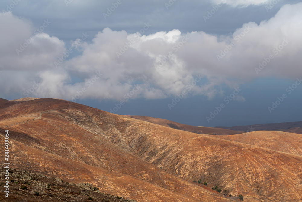 View of the Valle de Santa Ines from the Mirador de Morro Velosa, Fuerteventura, Canary