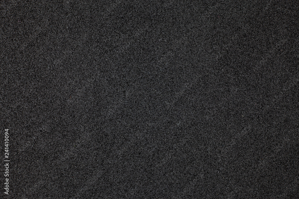 Black foam surface. Black foam surface.