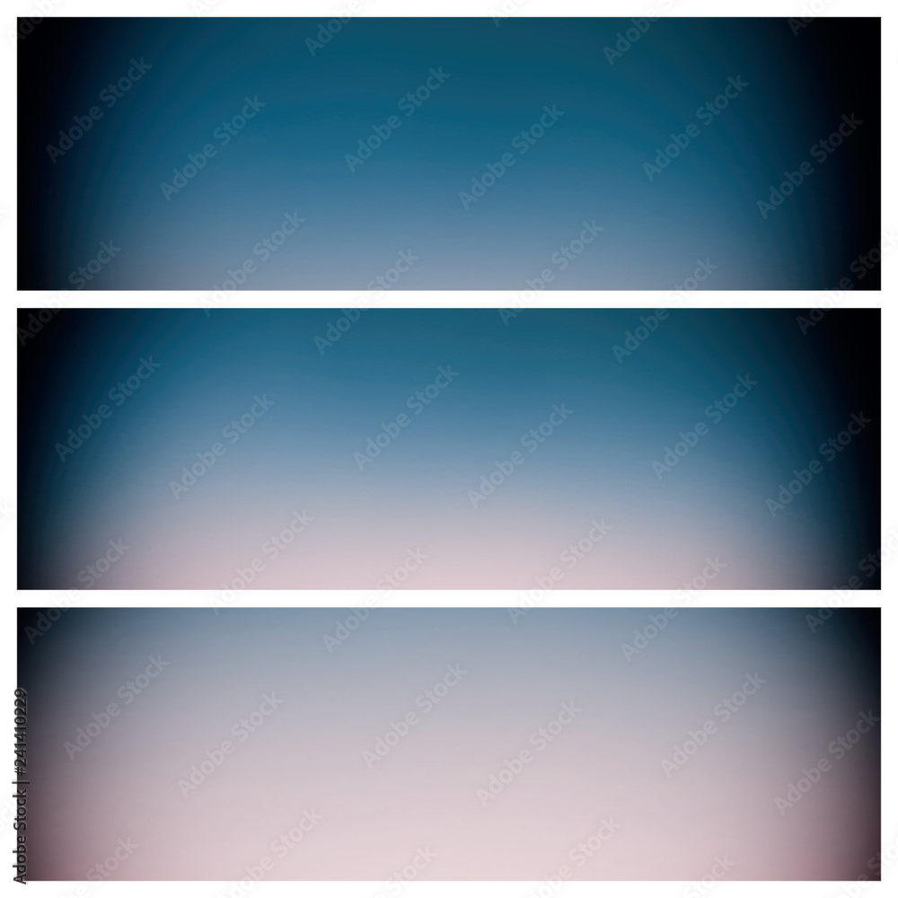 Set of horizontal banners. Abstract backgrouds. Set of horizontal banners. Abstract backgrouds.