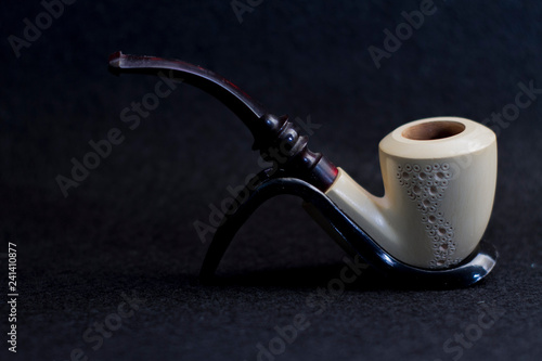 Valokuva meerschaum white pipe