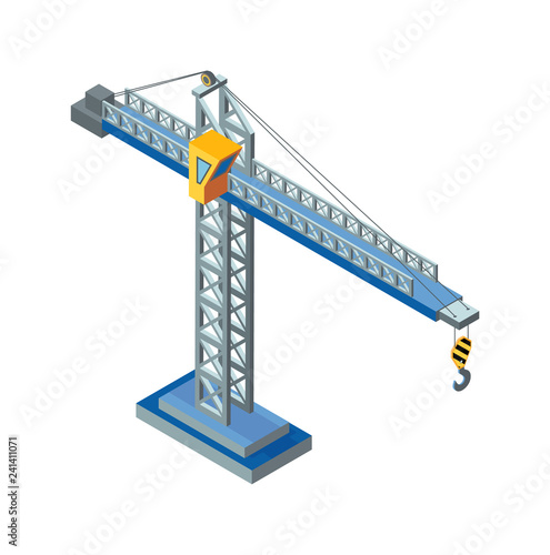 Crane Machine, Industrial Construction of Steel