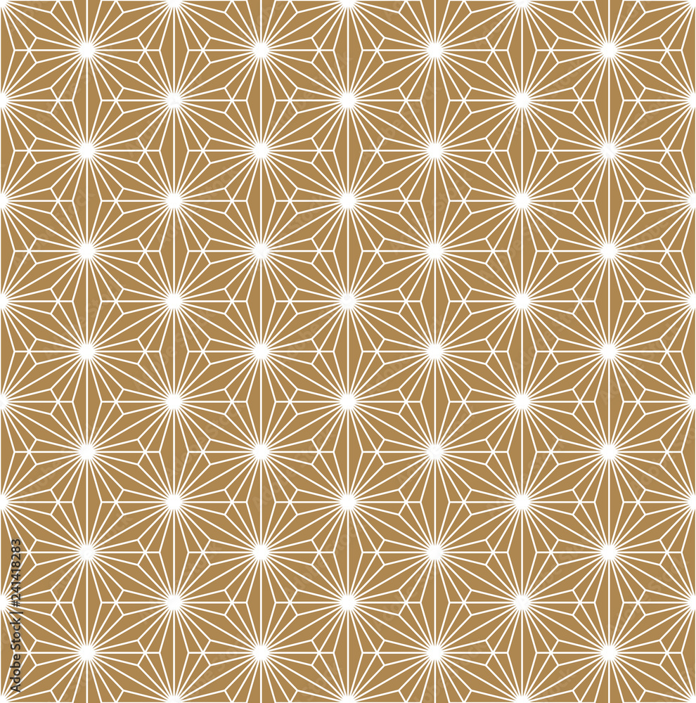 Seamless geometric pattern based on Japanese ornament Kumiko Seamless geometric pattern based on Japanese ornament Kumiko
