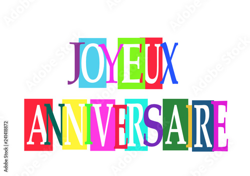 joyeux anniversaire