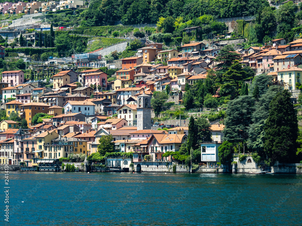 Italy, Lombardy, Lake Como, Lake Como, Como province, view of Carate Urio