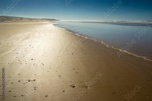 beach of Kaouki on the atlantic coast of the Morocco photo