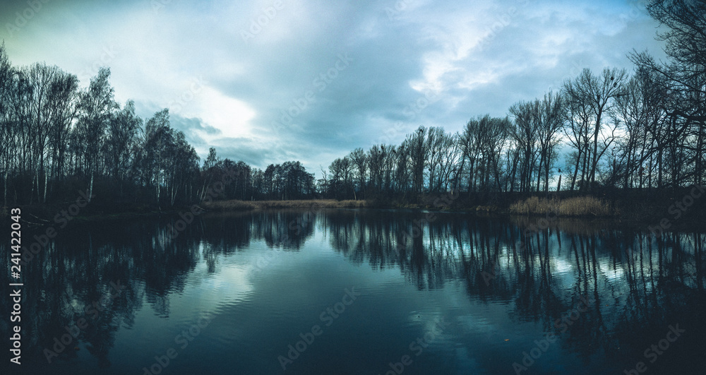 pano at the lake