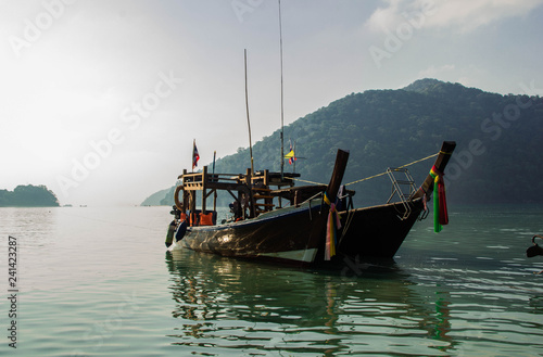 Local boat at Surin Island