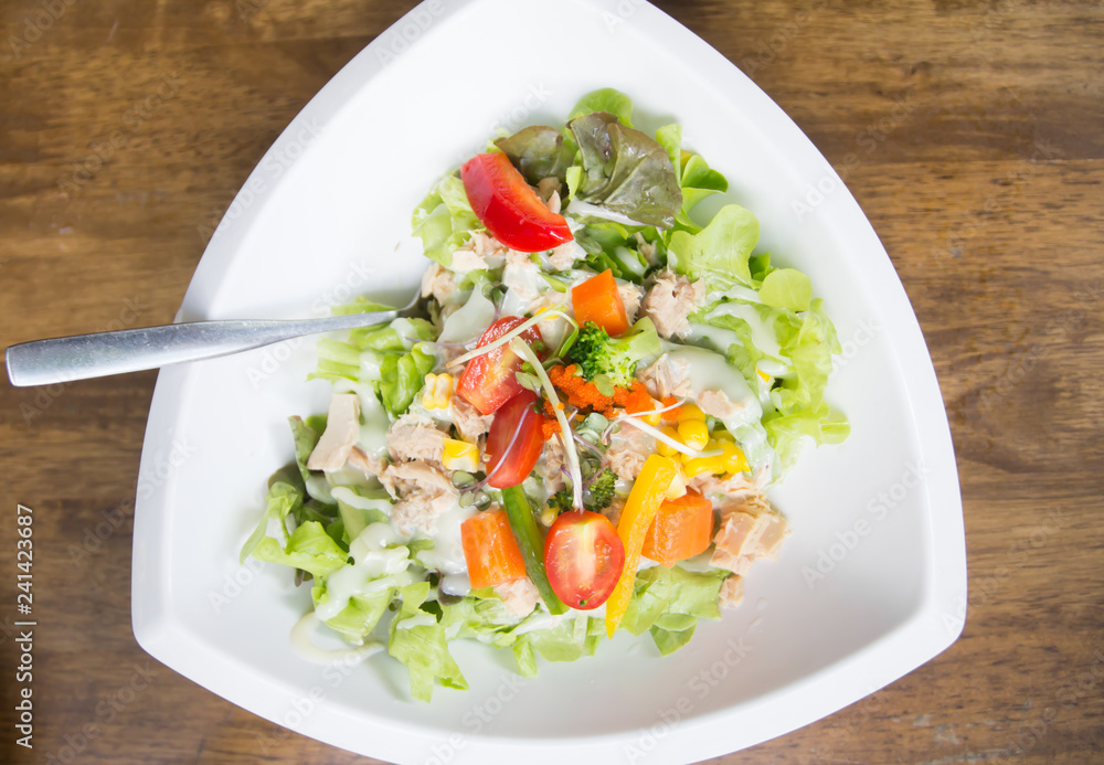 Fresh vegetable salad Fresh vegetable salad