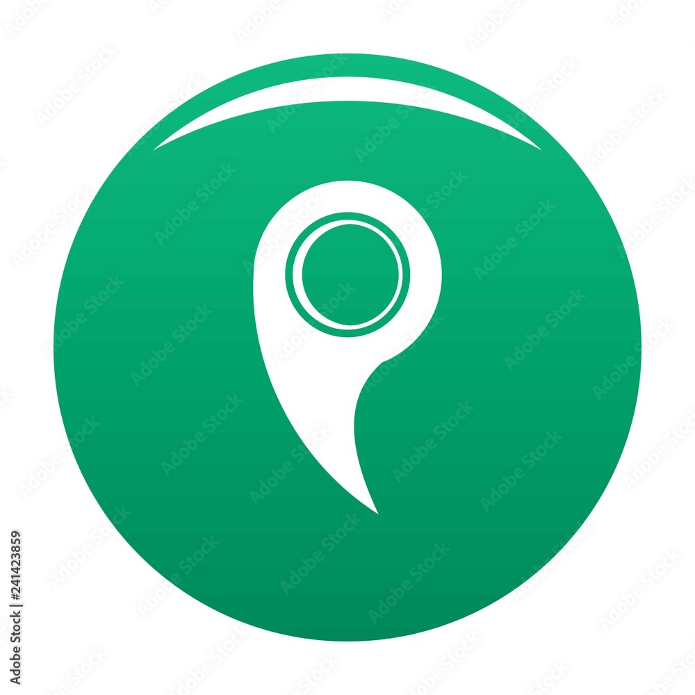 Gps mark icon. Simple illustration of gps mark vector icon for any design green Gps mark icon. Simple illustration of gps mark vector icon for any design green